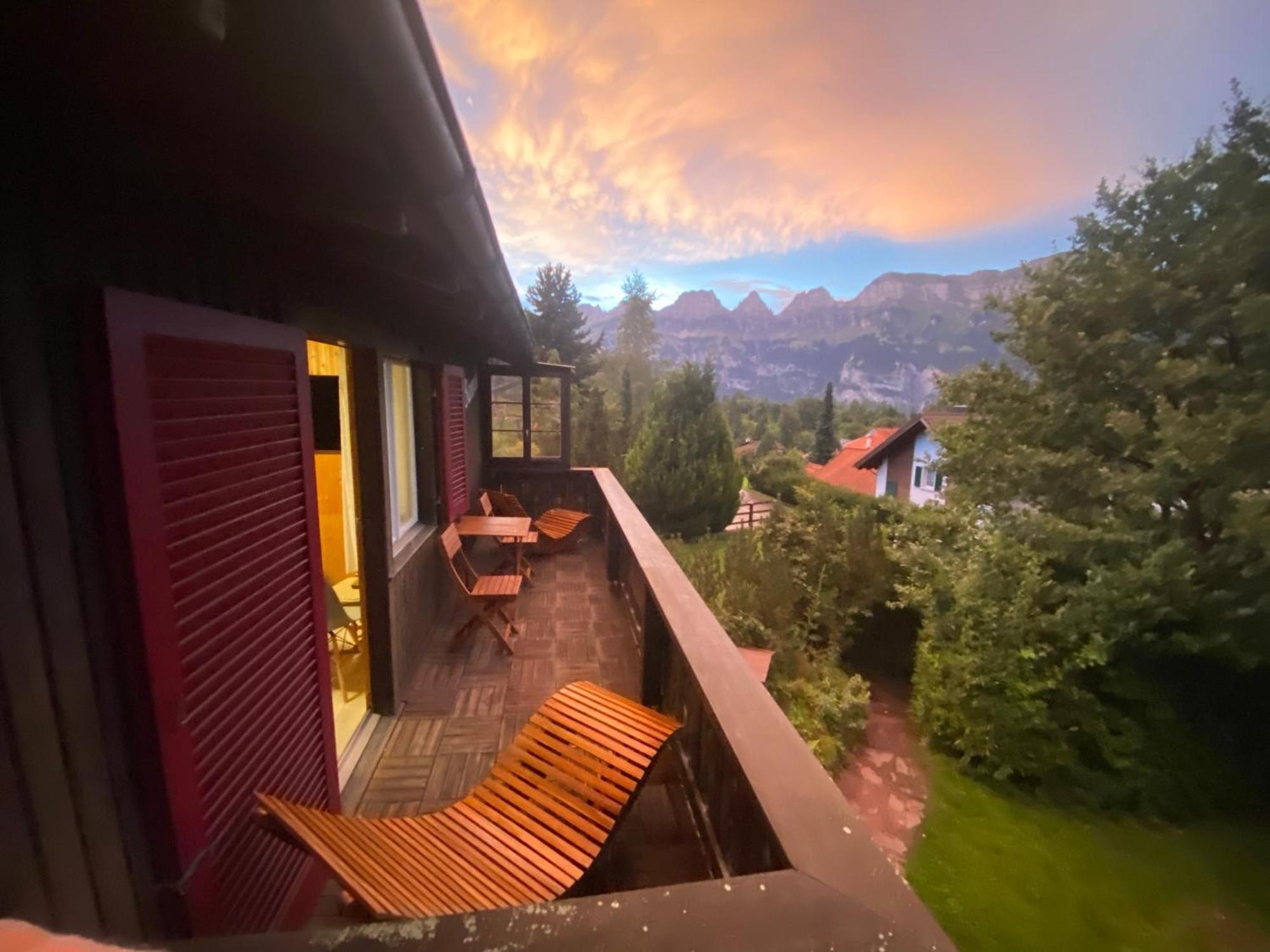 Inn Joy Apartments - Flumserberg Mit Bergpanorama Exterior photo